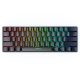 BlitzWolf BW-KB0 Gamer keyboard - 61 mechanical OUTEMU Red Switch keys, RGB LED lighting, wired and wireless use - black