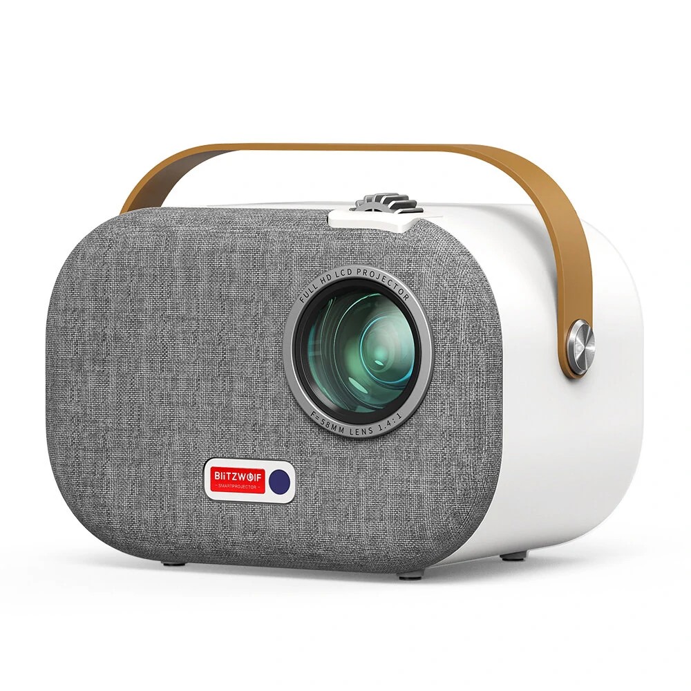 BlitzWolf® BW-V2 Portable Projector - Android OS, 1920x1080