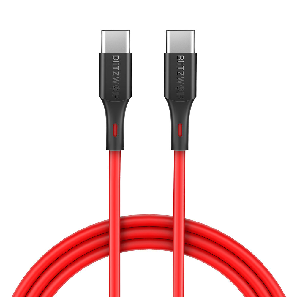 0.9 meter long USB Type-C to USB Type-C cable 3A -BlitzWolf® BW-TC17