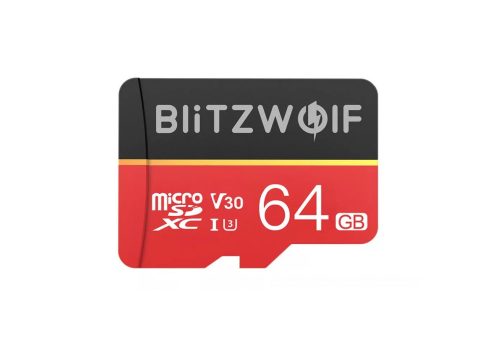 BlitzWolf® BW-TF1 - Class 10 micro SD card with adapter, 64GB