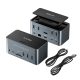 Blitzwolf BW-TH13 USB Hub 18 in one: M.2 SSD, 3 motor support, 4K HDMI, USB 3.0 5Gbps, SD card reader, 3.5 Jack, LAN port