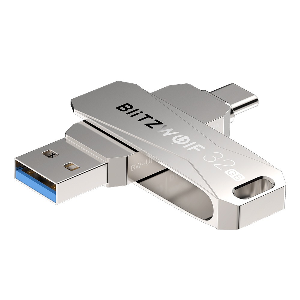BlitzWolf® BW-UPC2 - USB Type-C and USB-A connections: Pen d