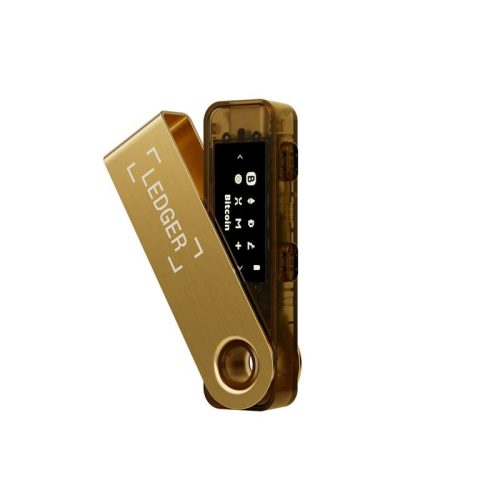 Ledger Nano S Plus Gold Crypto Hardware Wallet - Safeguard your crypto, NFTs and tokens