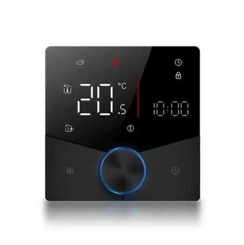 RSH® TM018 - Smart WiFi thermostat. Suitable for gas boiler or electric and water circulation floor heating systems - 16A load capacity, App control