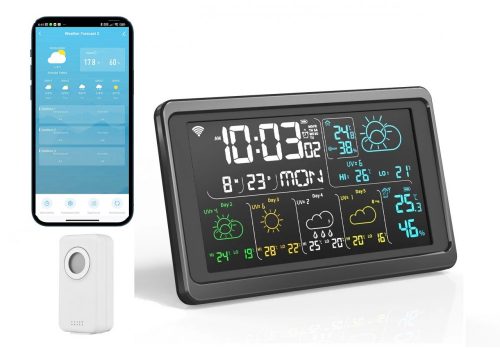 RSH® Weather01 WiFi - Smart weather station. Temperature, humidity, 5-day weather forecast, UV index