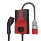 Raedian NORA AC Wallbox - 11kW | 3x16A | Type 2 | - Three-phase (3x16A) Wallbox / portable electric car charger | 5m cable - Red