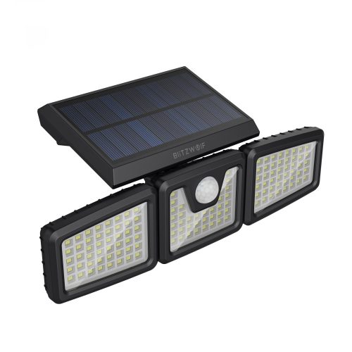 Outdoor Solar Lamp - Somoreal SM-OLT4 with Motion Detector, cold white (6500K) IP64 Water Resistant