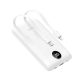 Veger C11 power bank - 10000mAh - built-in cables, LED charging indicator, 3x fast charging output (22,5 Watt) - white