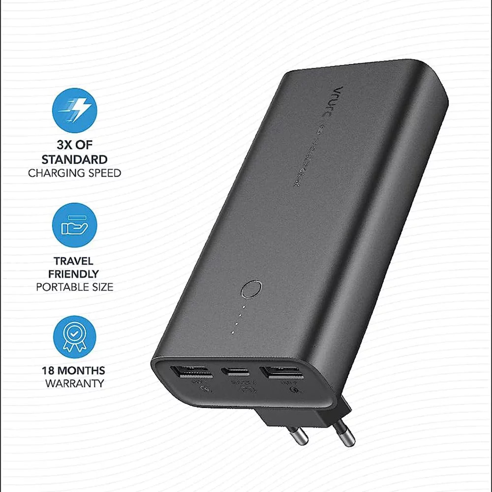 Vrurc W1146 - world's first power bank & wall charger t