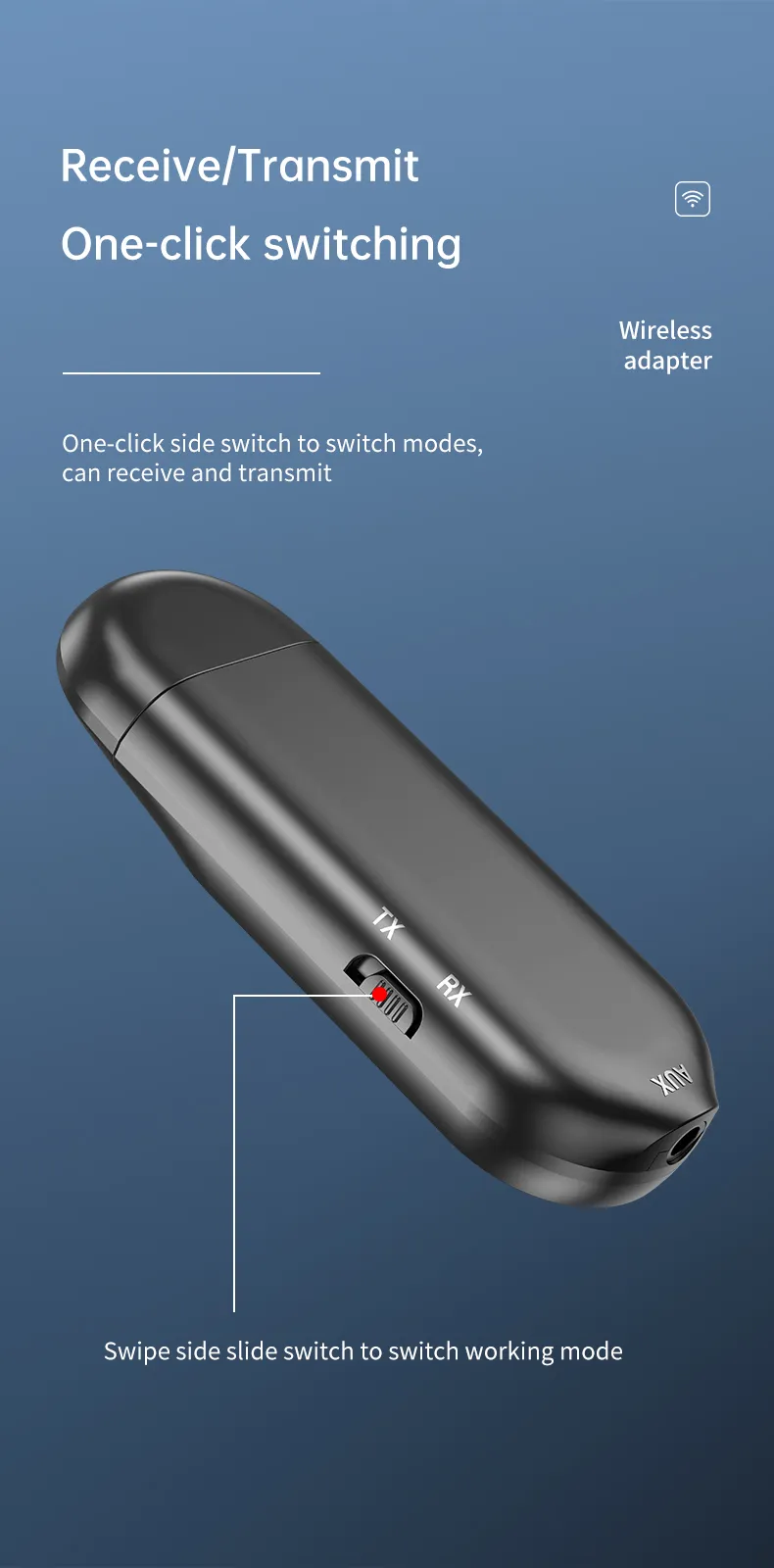 HiGi® B22 Bluetooth-Adapter – Musikempfänger- und Sendeeinhe